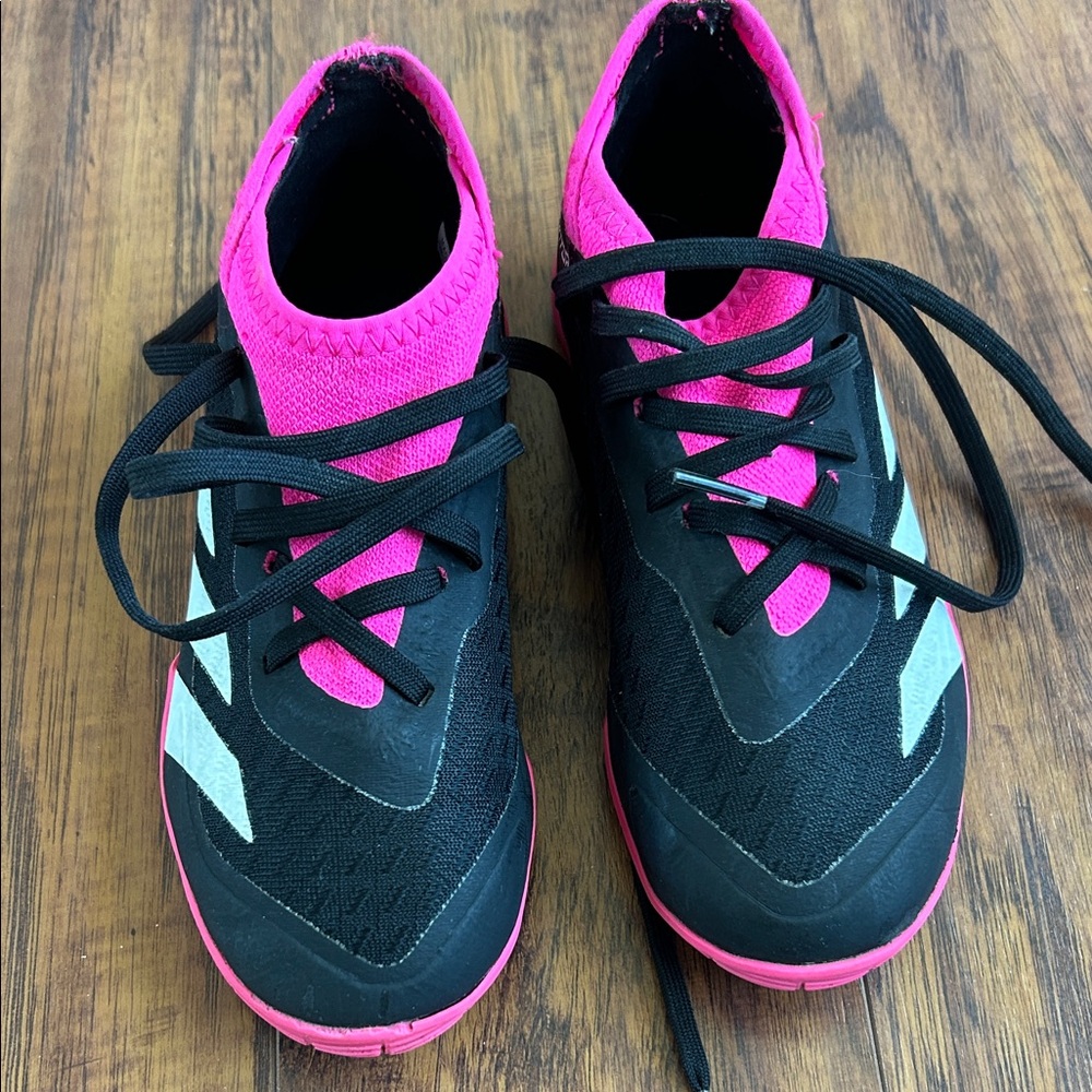 Black and Pink Athletic Shoes